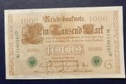 Germany 1910.Scarce "Green Seal",1000 banknote.EF condition.