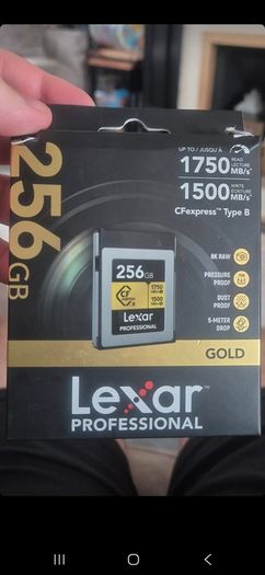 Lexar CFexpress PRO Type B Gold series (256GB)