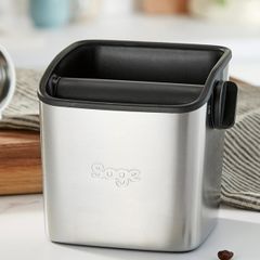 Sage The Knock Box Mini Coffee Grind Bin, Silver
