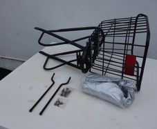 Bicycle carrier with basket