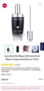 Lancome Genifique Ultimate 115ml serum for her