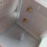 18K Recycled Gold-Plated Women's Forever Cupid Heart Shaped Stud Earrings by Celeste Starre Image 5