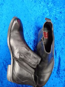 Mens Bugatti Leather Boots Size 44 Never Worn