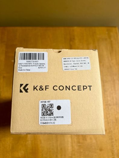 K&F CONCEPT Portable Lightweight Tripod Remote Bluetooth 190 cm S255A3+BH-36 Selfie Stick Stand Spherical Head DSLR Camera Optics Binoculars Clip Holder Mobile Phone Tablet Astronomy Telescope Projector