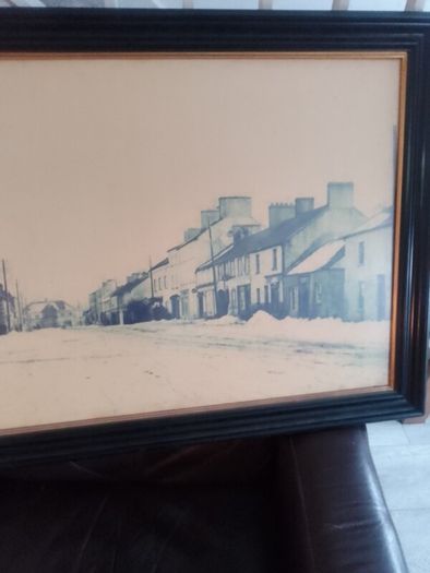 2 Vintage Very Large Framed Edgeworthstown Pictures