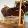Mid century modern Danish rocking chair by Hans J Wegner date stamp 1966 Image 6