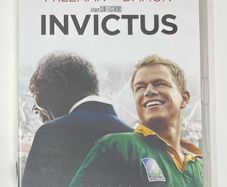 Invictus. DVD Film Staring Matt Damon Based on Rugby World Cup in South Africa in 1995
