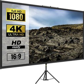 110 inches Projection Screen Projector Screen 279.4cm Projector Screen 4K HD with Tripod