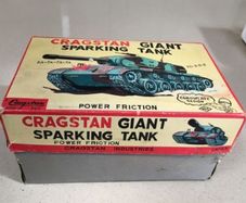 Tin Toy Cragstan Army Tank