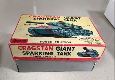 Tin Toy Cragstan Army Tank