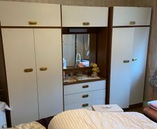 White Wardrobe and chest of drawers matching
