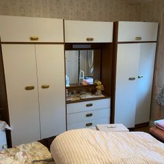 White Wardrobe and chest of drawers matching