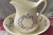 wash bowl and water jug