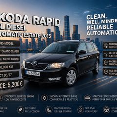 2015 Skoda Rapid Automatic Car New NCT Low Mileage