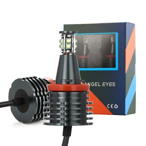 H8 LED Error Free Fog Light Bulb 120W 6000LM For CREE Chips Angel Eye Marker Light Bulbs For BMW E90 E92 E82 E70 X5 E71 X6 Car Fog Lights