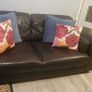 2 and 3 seater leather sofa's Image 2