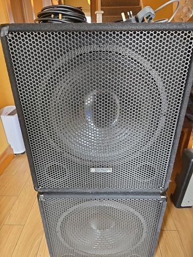 Evolution EL-SUB-15A Active 15" PA Subwoofers - Pair Available