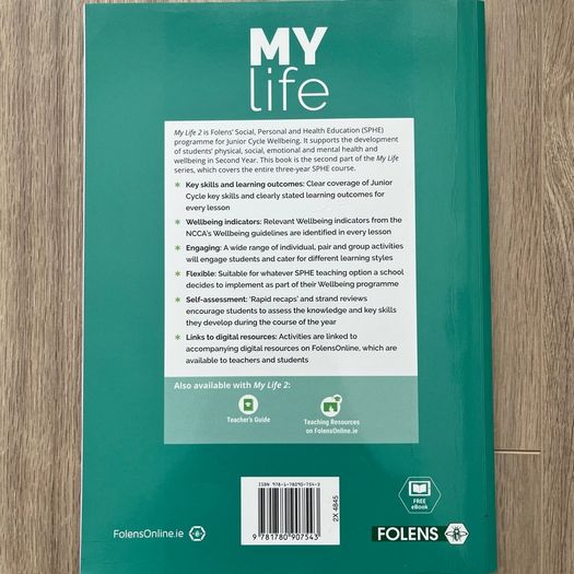 My Life Book 2 - Junior Cycle SPHE