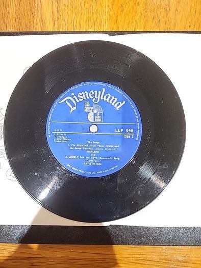 Disney Rapunzel 1971 Record And 24 Page Book
