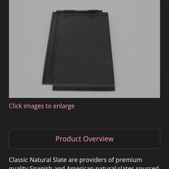 Planum Klinker Smooth Clay Tile - classic natural slate.