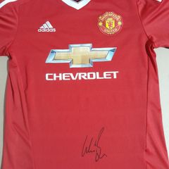 Wes Brown signed Manchester United jersey