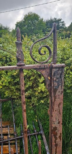 Victorian wrought iron gates