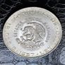 1957 Mexico Hidalgo Silver 5 Pesos coin Image 2