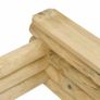 Sandpit 120x120x27 cm Impregnated pinewood Image 3