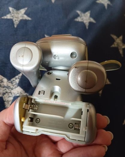 Rare Vintage 2005 Silver Hasbro iDog Pup. Working - See My Video on Ebay!