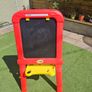 white board/Crayola Easel 2-in-1 Chalkboard and Magnetic Whiteboard Image 2