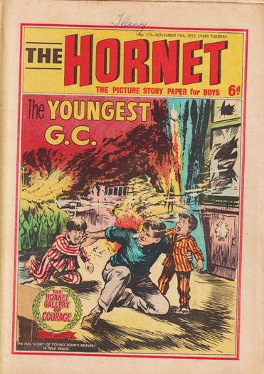 Hornet #375 Youngest V.c. Nov 14th 1970 Dc Thomson Comic