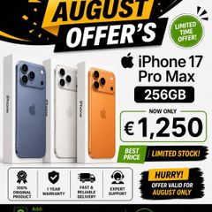 Iphone 17 Pro Max 256gb Brand New Sealed Pack Unlock Sim Free