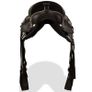 Western Saddle, Headstall&Breast Collar Real Leather 16" Black Image 7