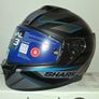 Shark D skwal 3 Helmet grey and blue Image 3