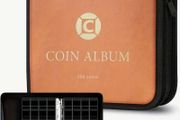 Coin Collection Holder For Collectors, 260 Pockets Coins Collecting Album With Zipper And Handle. Coin Display Storage Case For Money Currency Collection  (Box/folder Only) no coin slots transparent , u have to get them separatly