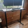 Standing Desk Electrical with dell 24inch monitors and USB c dock Image 2