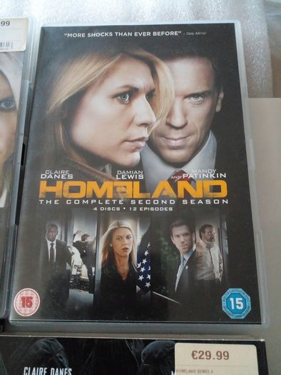 HOMELAND - first, second, third & fourth set