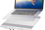 Laptop Stand, Multi-Angle Laptop Riser with Heat-Vent, Adjustable Notebook Stand Compatible for Laptop (11-15 inches) including MacBook Pro/Air, Lenovo, Samsung-Silve