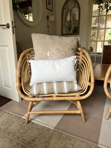 Ikea rattan chairs