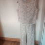 Michel Ambers 3 piece lace beige suit size UK16 EU44 Perfect condition Postage included Image 5