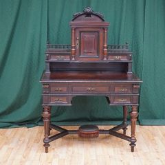 Grunderzeit Rosewood Writing Desk, c.1880