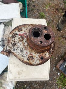 vintage water pump