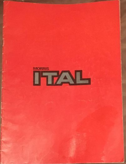 Morris Ital sales brochure.