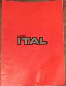 Morris Ital sales brochure.