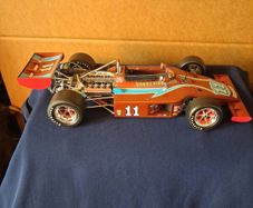 Model cars and bar signs