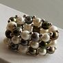 5 Piece Pearl Stretchy Rings Image 4