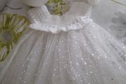 Handmade christening set size 6-12 months