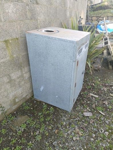 Galvanised boiler house