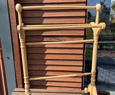 Vintage pine blanket/ towel stand