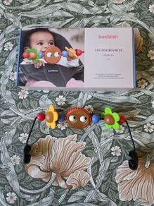 BabyBjorn googly eyes toy bar for bouncer